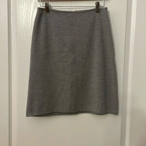 St. John Gray  Midi Skirt size 2